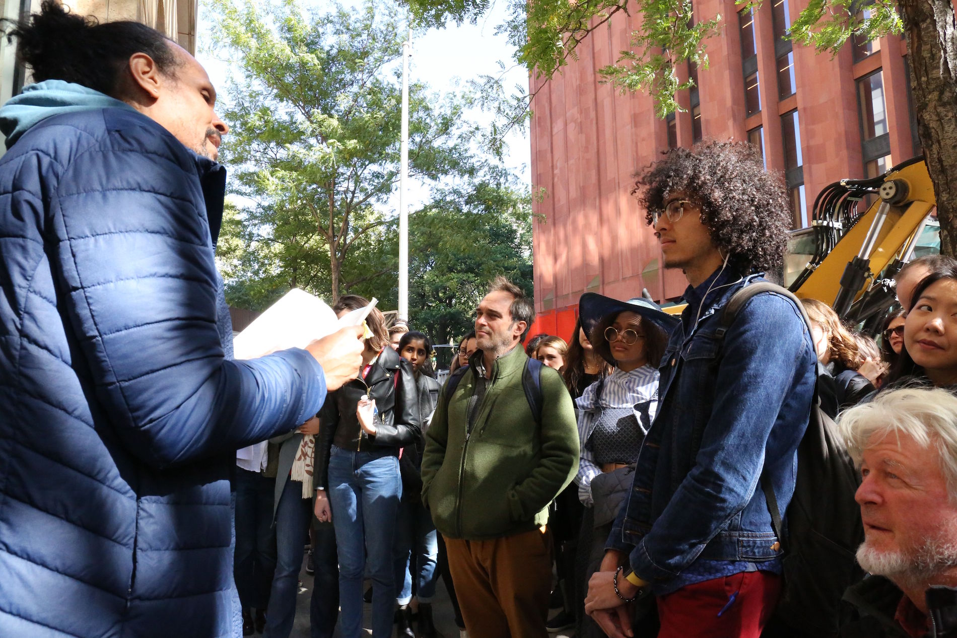 Ross Gay and audience